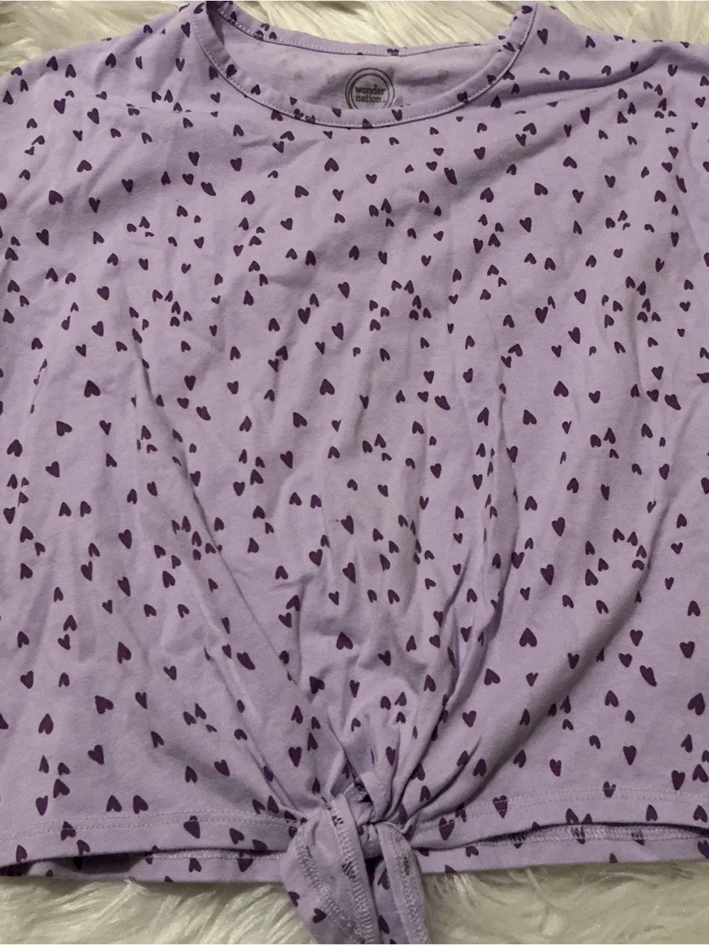 Wonder Nation 6/6X Purple Hearts top